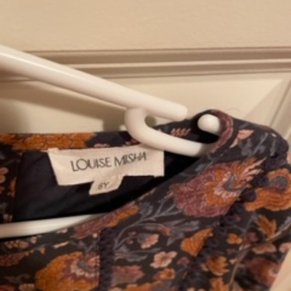 Louise Misha Roulotta Dress - Charcoal Bohemian Flowers - Picture 2 of 4